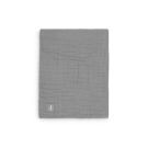 Jollein ledikantdeken wrinkled cotton storm grey online kopen? | BabyPlanet