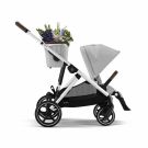 Cybex Gazelle S kinderwagen Lava Grey - Silver Frame