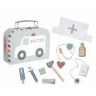 Jabadabado Dokterskoffertje Zilvergrijs