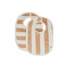 Jollein Slab Stripe Terry Biscuit 2-Pack