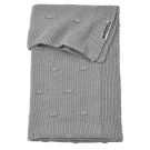 Meyco gebreide deken Knots voor ledikant en campeerbed grijs online kopen? | BabyPlanet