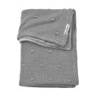 Meyco ledikantdeken velvet knots grijs online kopen? | BabyPlanet