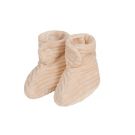 Nanami Slofjes Newborn Rib Velvet Naturel 0-6 Maanden online kopen? | BabyPlanet