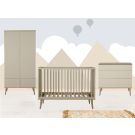Quax 3-delige Babykamer Flow Clay & Oak