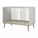 Quax Ledikant Flow White & Oak