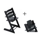 Stokke Tripp Trapp Black met gratis Babyset