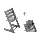 Stokke Tripp Trapp Storm Grey met gratis Babyset