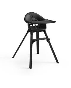 Stokke Clikk kinderstoel Midnight black inclusief eetblad en gordel | BabyPlanet