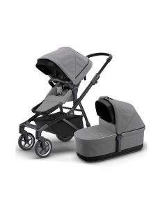 Thule Sleek Kinderwagen Grey Melange on Black