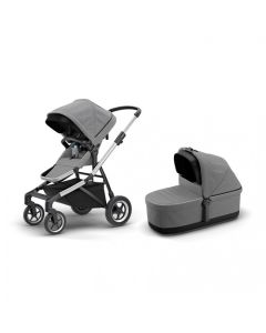 Thule SLeek combi-kinderwagen grey melange online kopen? | BabyPlanet
