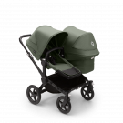 Bugaboo Donkey5 duo kinderwagen Black - Forest Green online kopen? | BabyPlanet