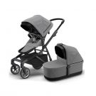 Thule Sleek Kinderwagen Grey Melange on Black