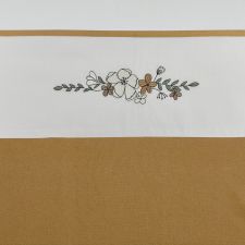 Meyco laken ledikant Floral Warm Sand online kopen? | BabyPlanet