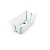 Stokke Flexi Bath White Aqua - opvouwbaar babybadje