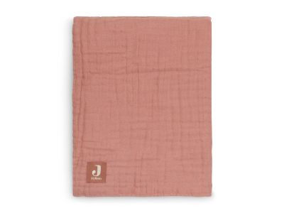 Jollein ledikantdeken wrinkled cotton rosewood online kopen? | BabyPlanet