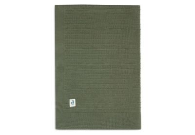 Jollein Wiegdeken Pure Knit Leaf Green