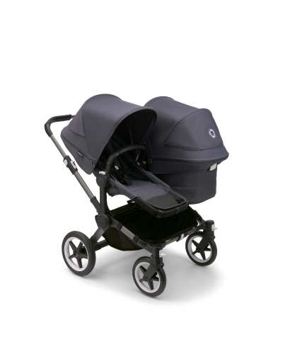 Bugaboo Donkey5 duo kinderwagen Graphite - Stormy Blue online kopen? | BabyPlanet