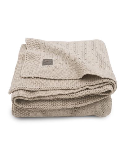 Jollein deken Bliss knit gebreid nougat online kopen? | BabyPlanet