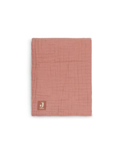 Jollein ledikantdeken wrinkled cotton rosewood online kopen? | BabyPlanet