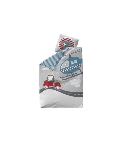 Flexa eenpersoons dekbedovertrek little heroes online kopen? | BabyPlanet