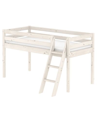 Flexa Classic Halfhoogslaper Met Schuine Trap white wash online kopen? | BabyPlanet