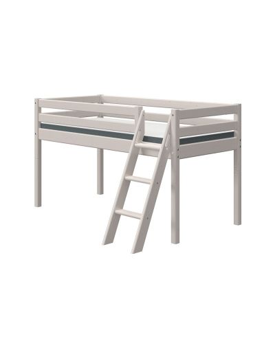 Flexa Classic Halfhoogslaper Met Schuine Trap Grey wash online kopen? | BabyPlanet