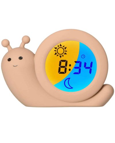 Alecto slaaptrainer - nachtlamp - wekker Simon Beige