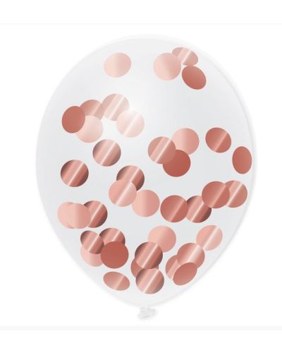 Transparante ballonnen met roze confetti online kopen? | BabyPlanet