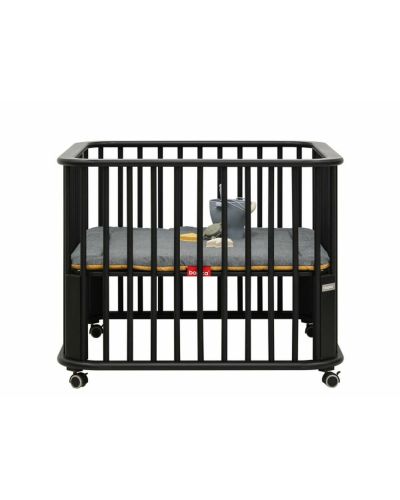 Bopita box Caro Mat Zwart inclusief wieltjes