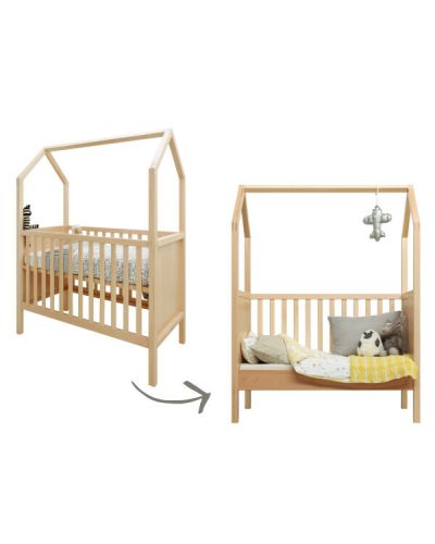 Bopita Ledikant My First House Naturel