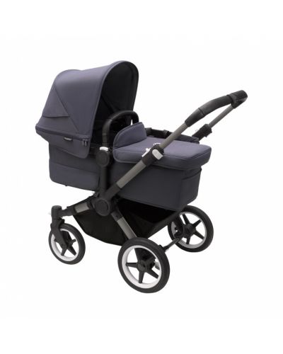 Bugaboo Donkey5 Mono kinderwagen compleet graphite frame -  stormy blue - stormy blue online kopen? | BabyPlanet