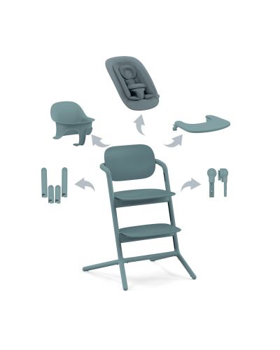 Cybex LEMO 4 in 1 KInderstoel Stone Blue online bestellen? | BabyPlanet