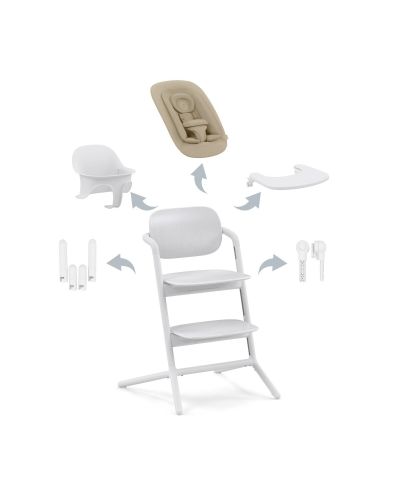 Cybex LEMO 4 in 1 KInderstoel All White online bestellen? | BabyPlanet
