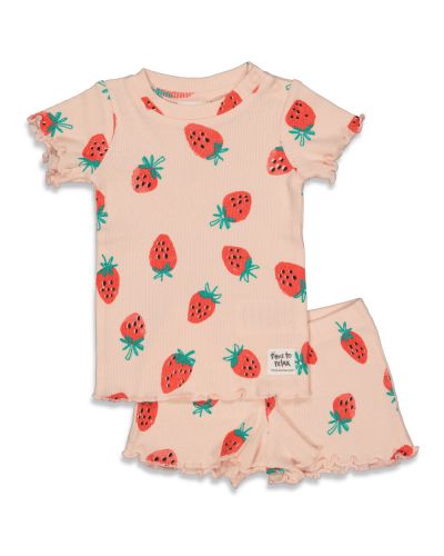 Feetje Shortama Suzy Strawberry - Premium Summerwear Roze