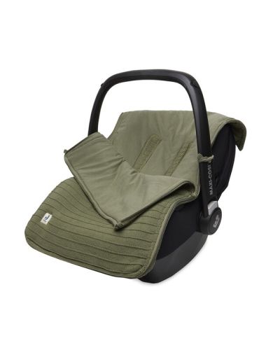 Jollein voetenzak autostoel Basic Knit Caramel online kopen? | BabyPlanet