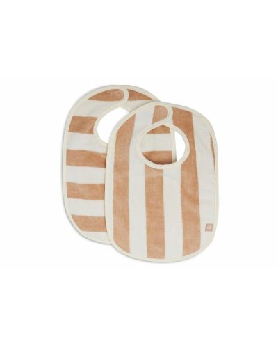 Jollein Slab Stripe Terry Biscuit 2-Pack