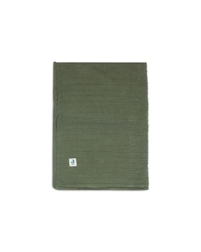 Jollein Wiegdeken Pure Knit Velvet Leaf Green