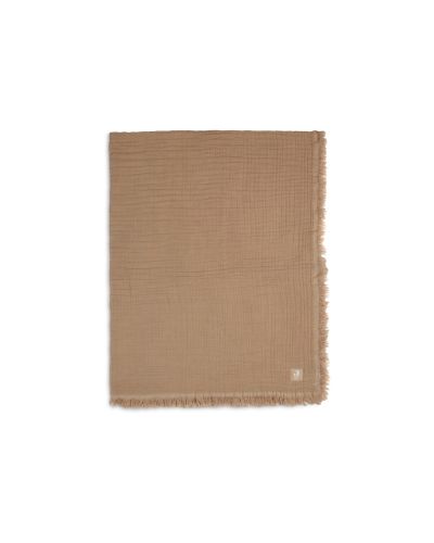 Jollein wiegdeken Muslin Fringe biscuit online kopen? | BabyPlanet