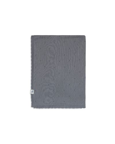 Jollein ledikantdeken Pointelle storm grey online kopen? | BabyPlanet