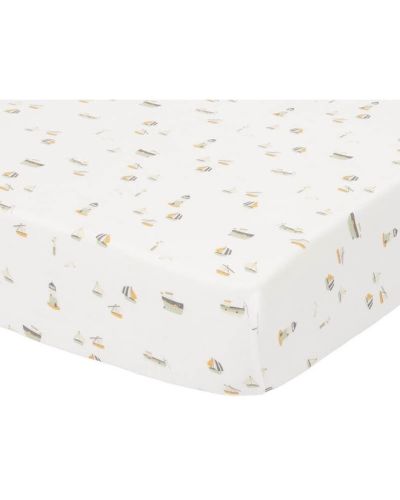 Little Dutch Hoeslaken WIeg Sailors Bay White