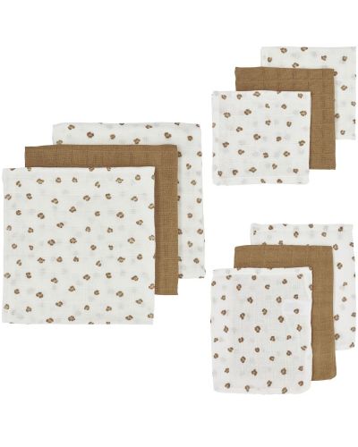 Meyco Hydrofiel Starterset Mini Panther Toffee 9-pack