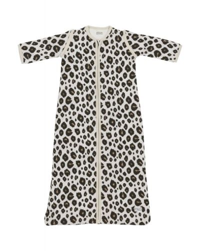 Meyco Slaapzak Afritsbare Mouwen Leopard Sand