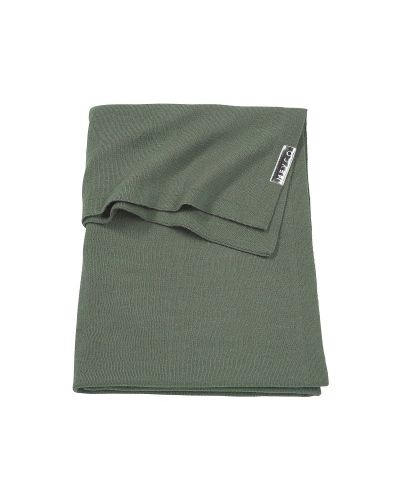 Meyco gebreide deken voor wieg of kinderwagen forest green online kopen? | BabyPlanet