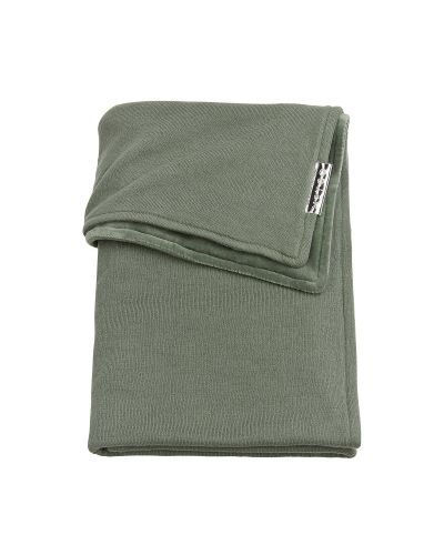 Meyco wiegdeken knit basic velours forest green online kopen? | BabyPlanet