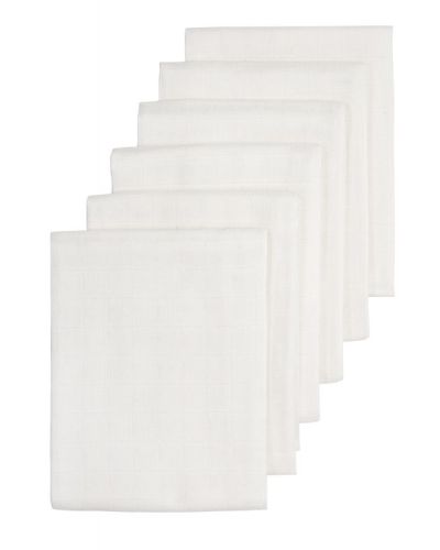 Meyco Hydrofiele Luiers Uni Wit 6-pack online kopen? | BabyPlanet