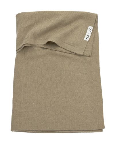 Meyco ledikantdeken Knit Basic Taupe online kopen? | BabyPlanet