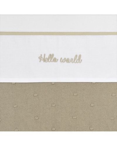 Meyco Wieglaken Hello World Sand