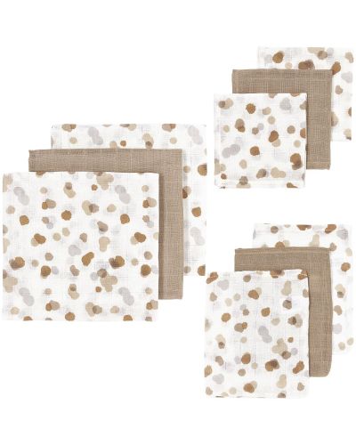 Meyco Hydrofiel Starterset Stains Sand 9-pack