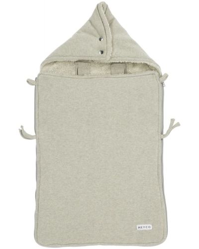 Meyco Voetenzak Autostoel Basic Knit Sand Melange