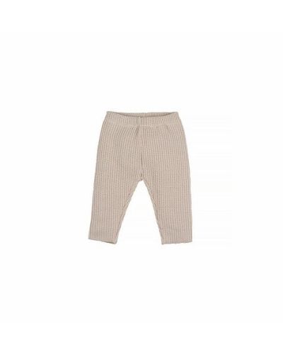 Nanami gebreide rib broek baby naturel online kopen? | BabyPlanet